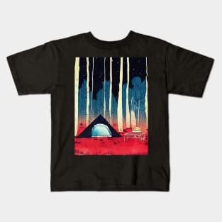 Camping in the Forest Kids T-Shirt